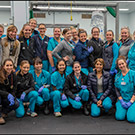 Veterinarians pose for photo