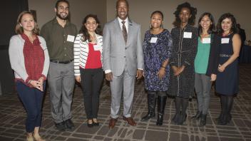 Chancellor May with CAMPOS Faculty Scholars