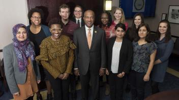 Chancellor May meets with the Graduate & Professional Student Advisory Board on Monday, February 5th.