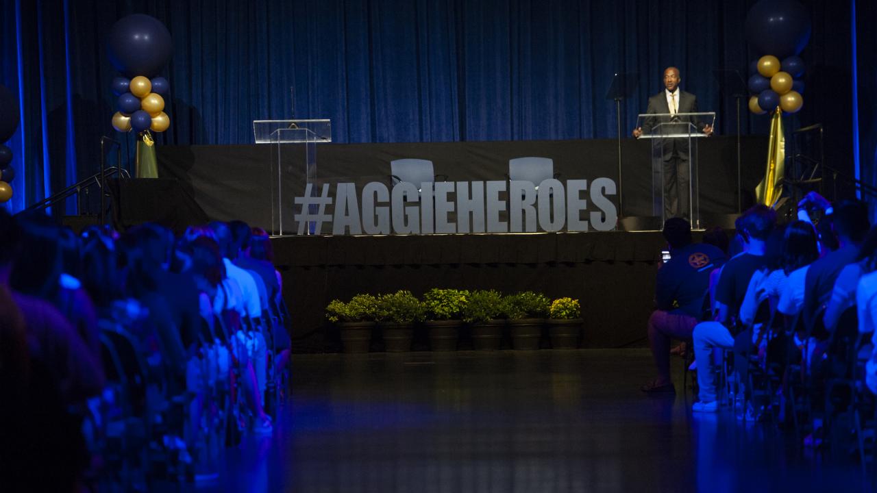 UC Davis Aggie Heroes Fall Welcome