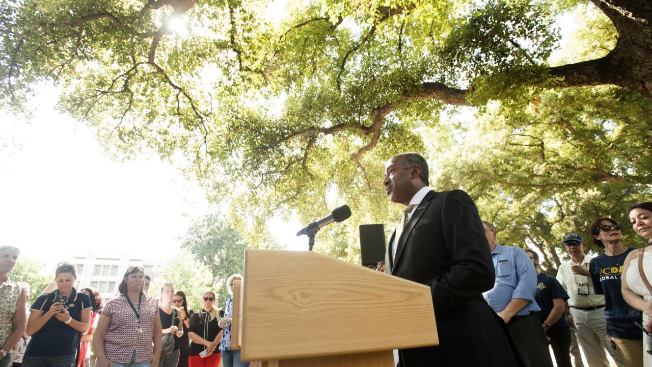 UC Davis Chancellor Gary May