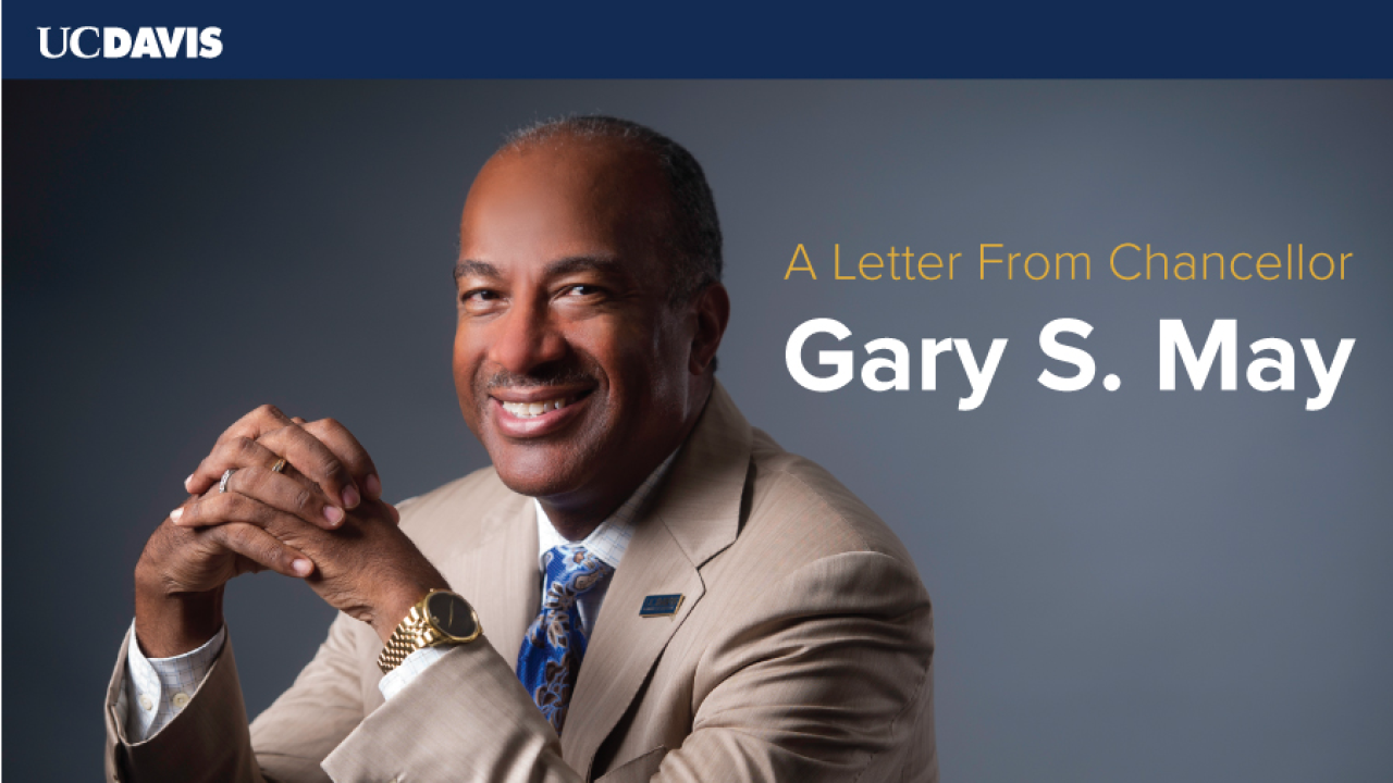 UC Davis Chancellor Gary May