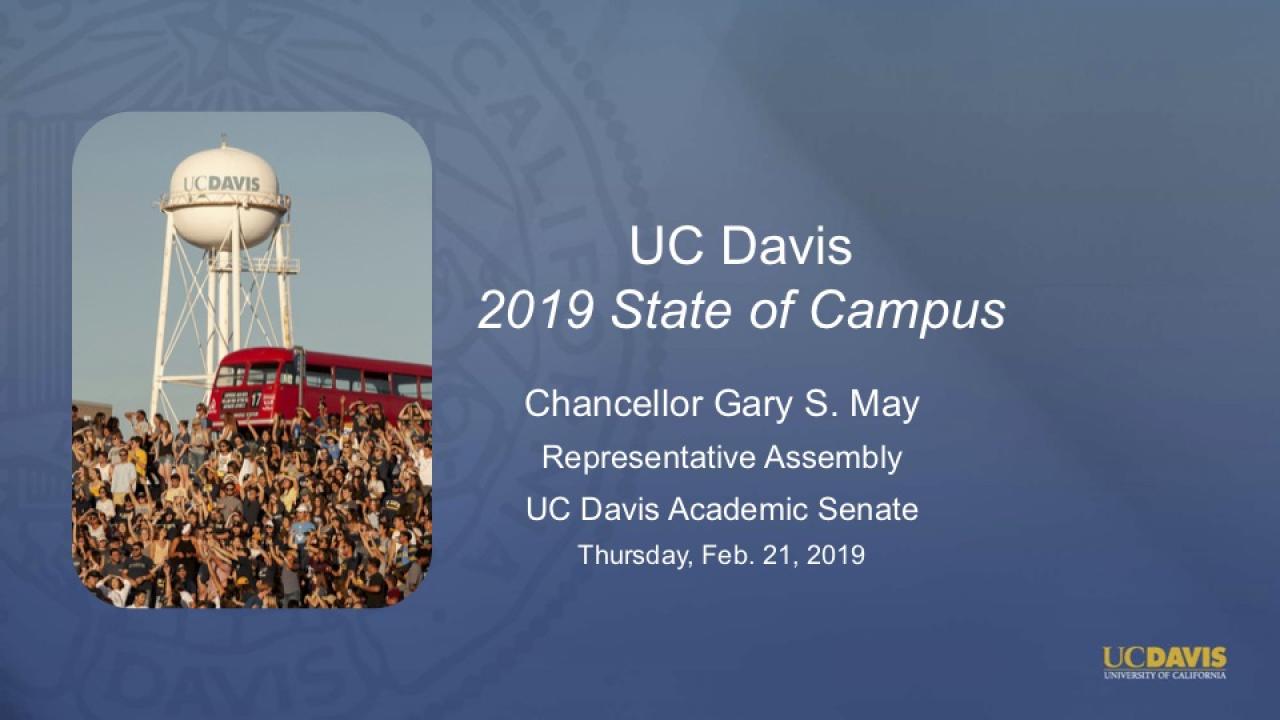 UC Davis State of the Campus Address