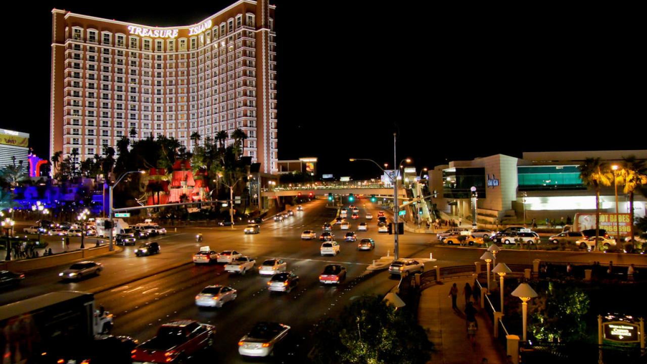 Las Vegas at night