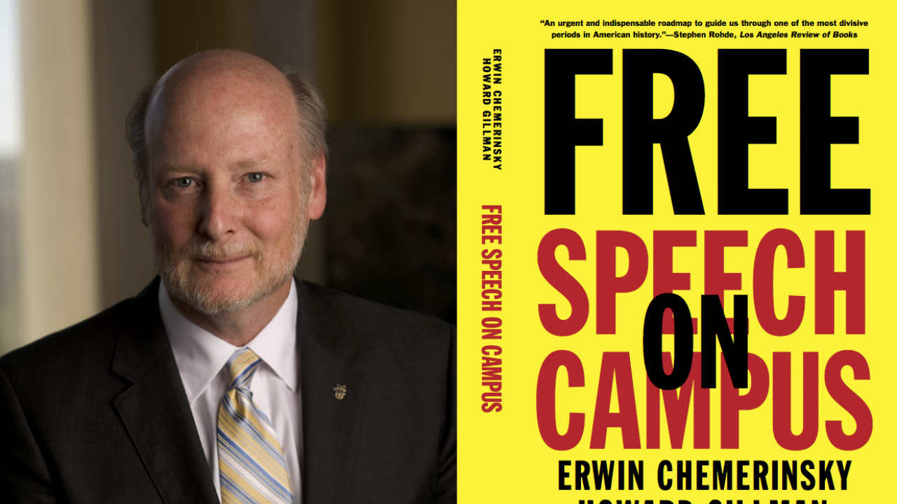 Howard Gillman promotes his new book Free Speech on Campus