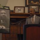 Chancellor May speaks about Martin Luther King Jr. 