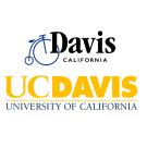 UC Davis wordmark and city of Davis bicycle logo